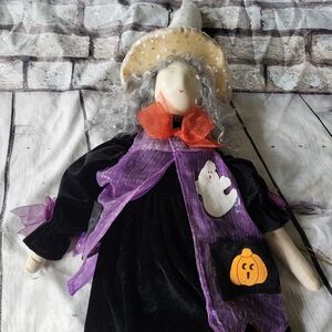 Handcrafted Witch Holiday Halloween Fall Decor
